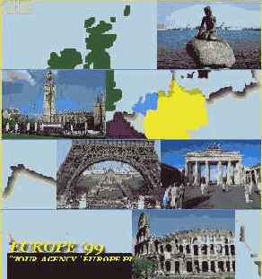 Размещение фотографий с видами стран на карте